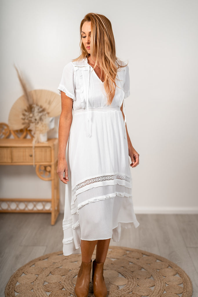 PYPAH DRESS - WHITE