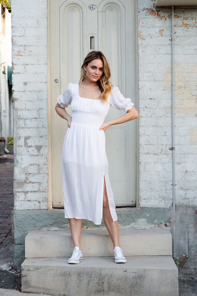 TAILYN DRESS - WHITE